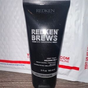 Redken Brews Grip Tight Holding Gel Medium Control Medium Shine 5oz‎ 150ml New